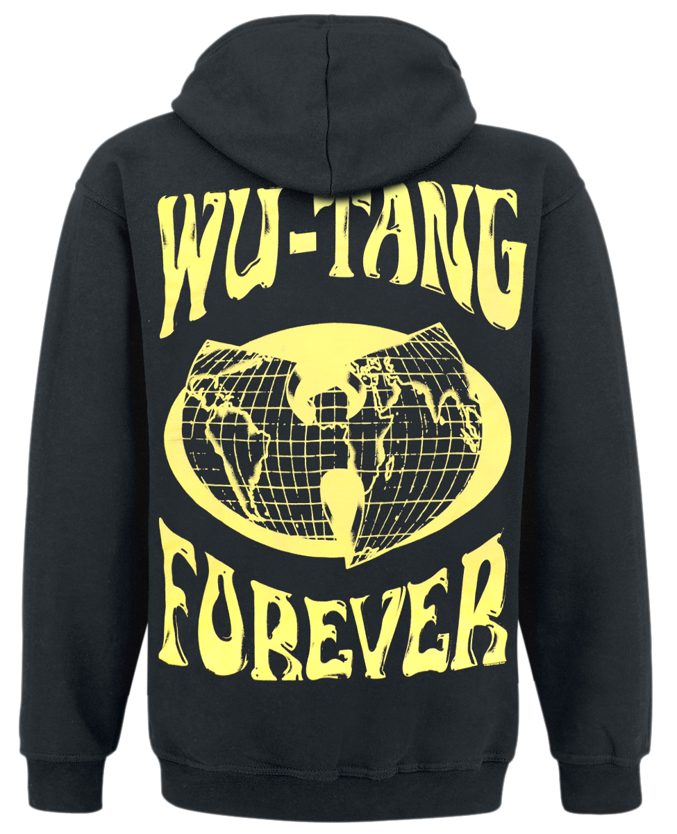 Wu-Tang Clan Kapuzenpullover - Forever - S bis L - für Männer - Größe S - schwarz  - Lizenziertes Merchandise!
