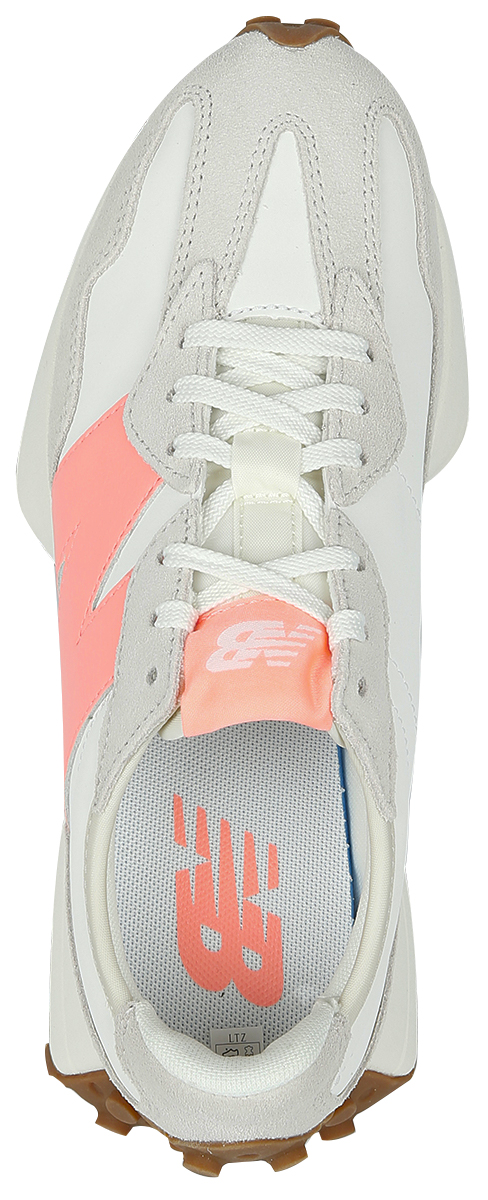 New Balance Courtside Sneaker weiß orange