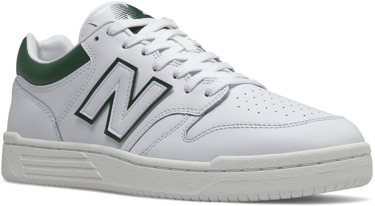 Image of Sneaker di New Balance - Lifestyle BB480 - EU41 a EU45 - Uomo - bianco/verde
