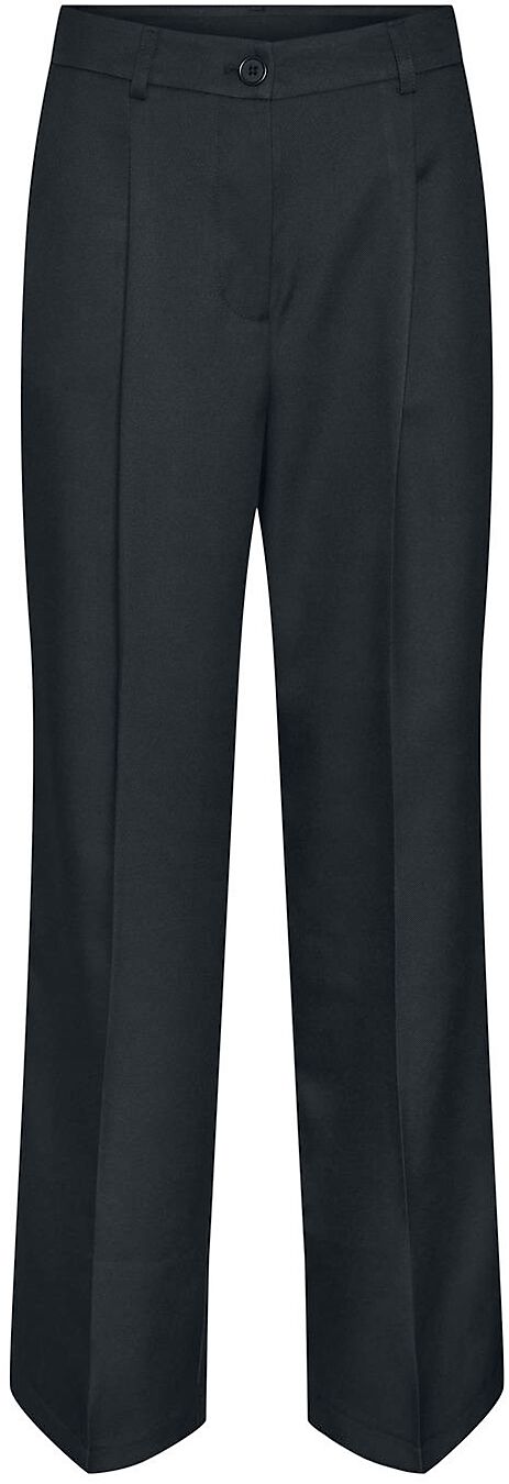 Pantalon en toile de Noisy May - NMDREWIE HW STRAIGHT PANTS KO NOOS - XS à S - pour Femme - noir