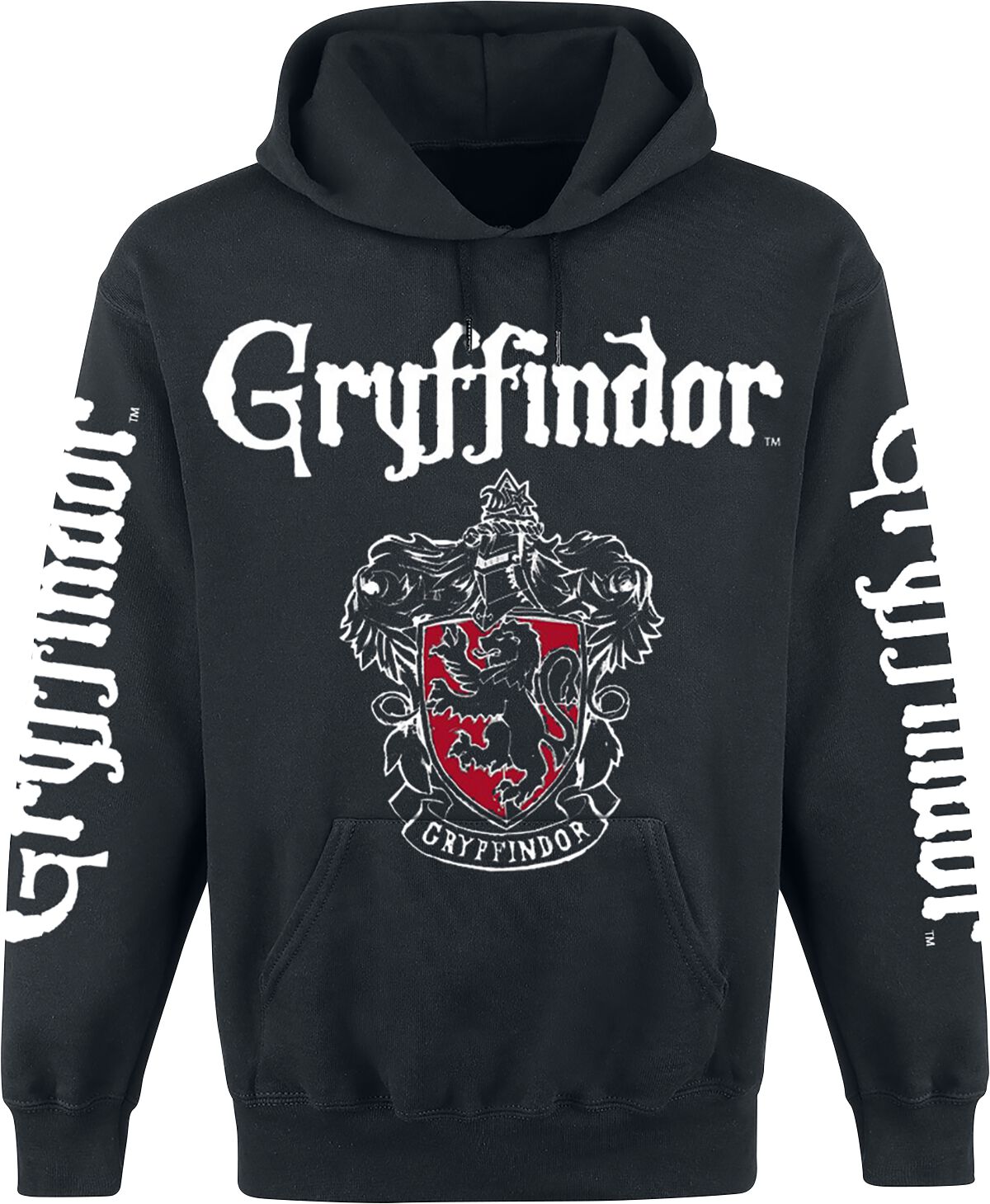 Harry Potter Gryffindor - Crest Hooded sweater black