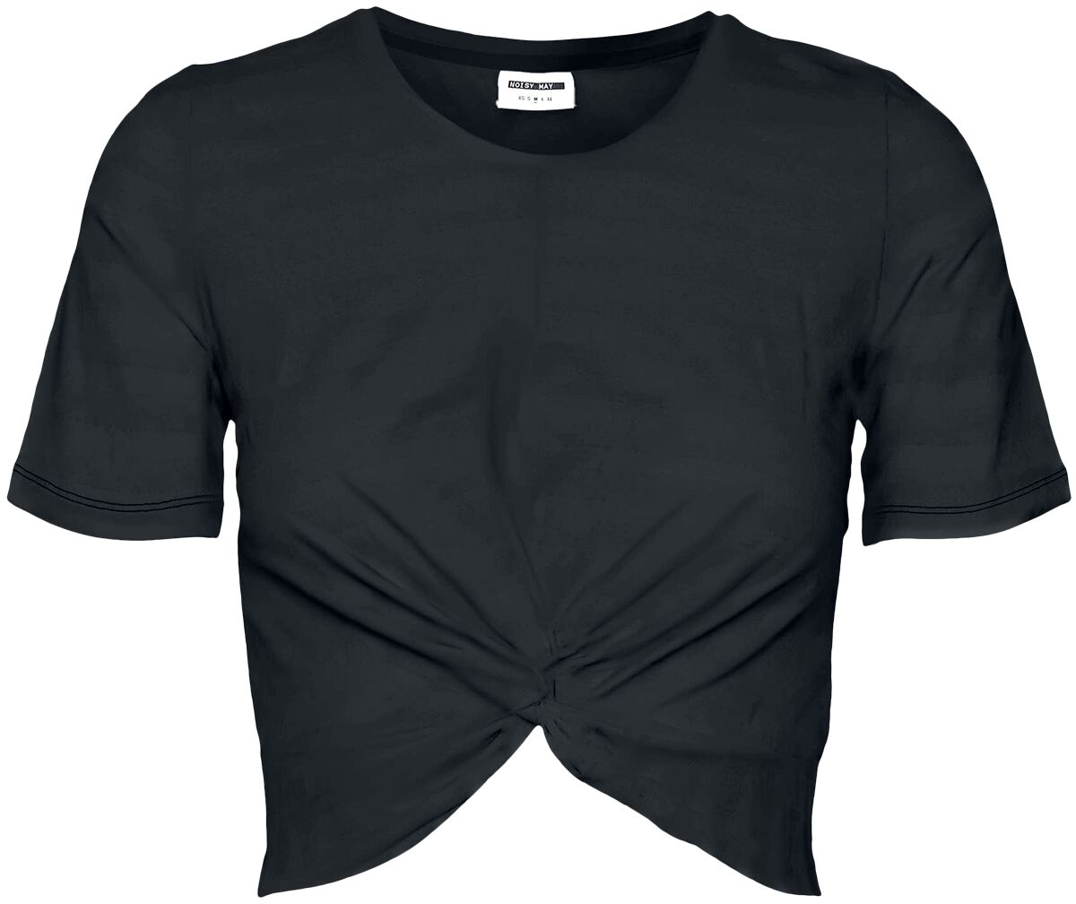 T-Shirt Manches courtes de Noisy May - NMTWIGGI S/S TOP NOOS - XS à L - pour Femme - noir