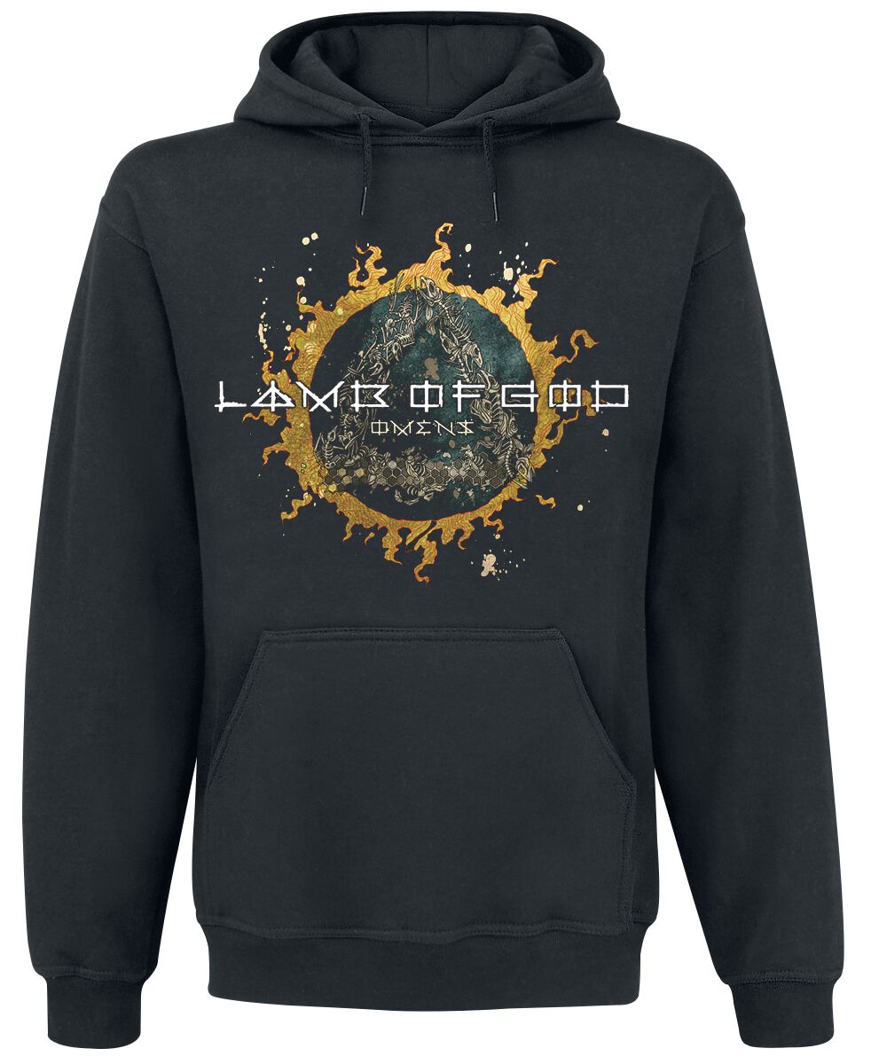 Lamb Of God Omens Back Cover Hooded sweater black