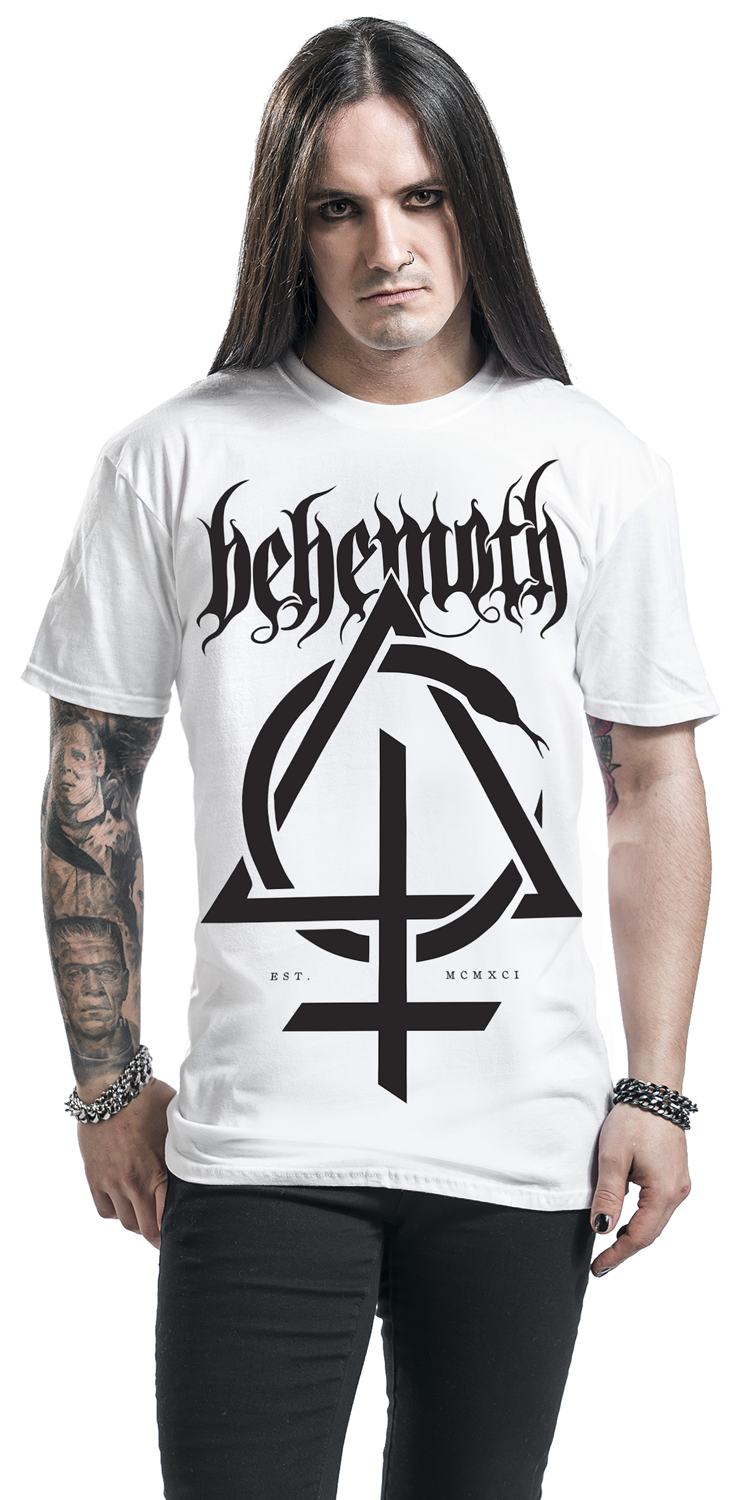 Behemoth Opvs Contra Natvram White T-Shirt weiß