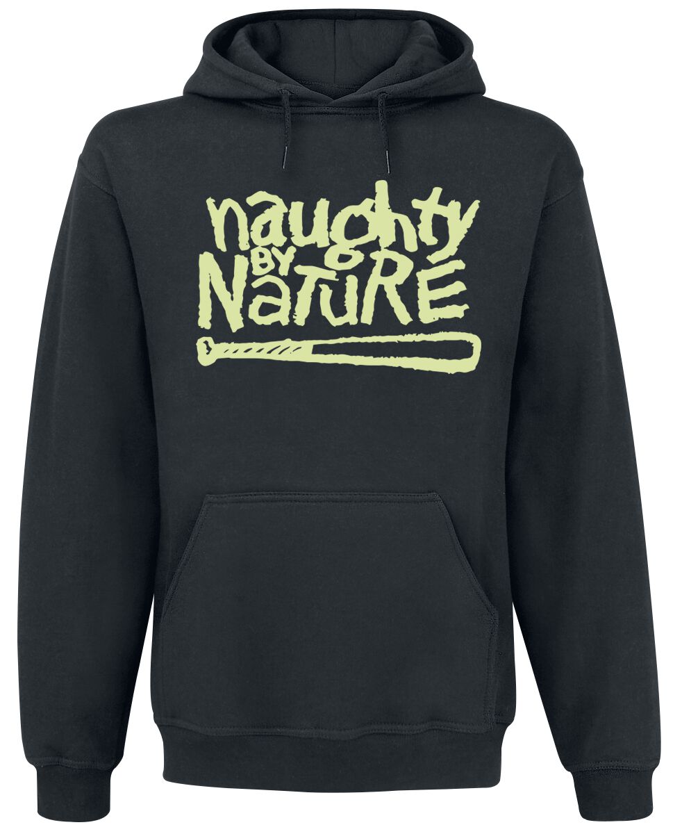 Naughty by Nature Classic Logo OPP Kapuzenpullover schwarz in S
