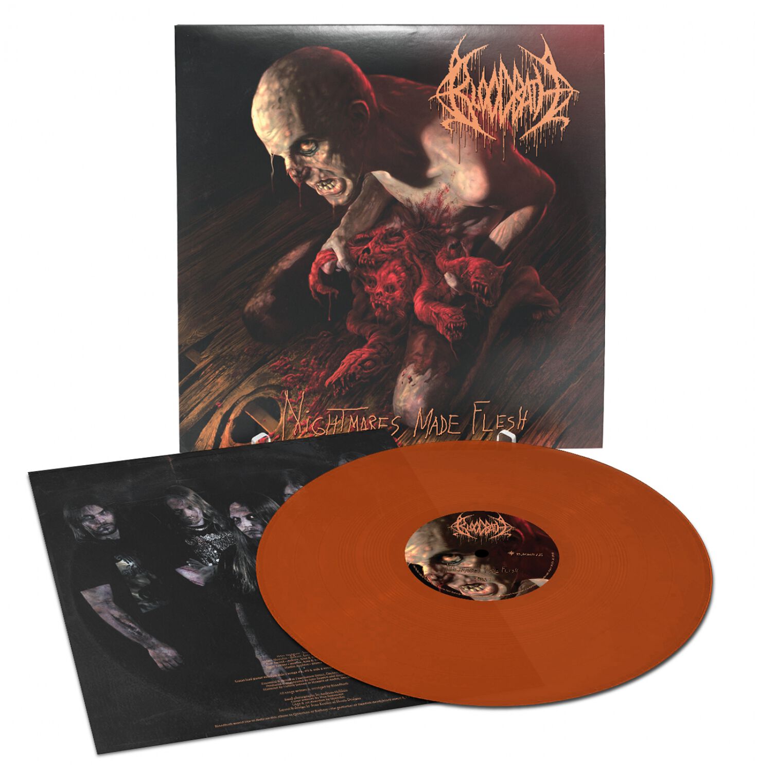 Bloodbath Nightmares made flesh LP orange