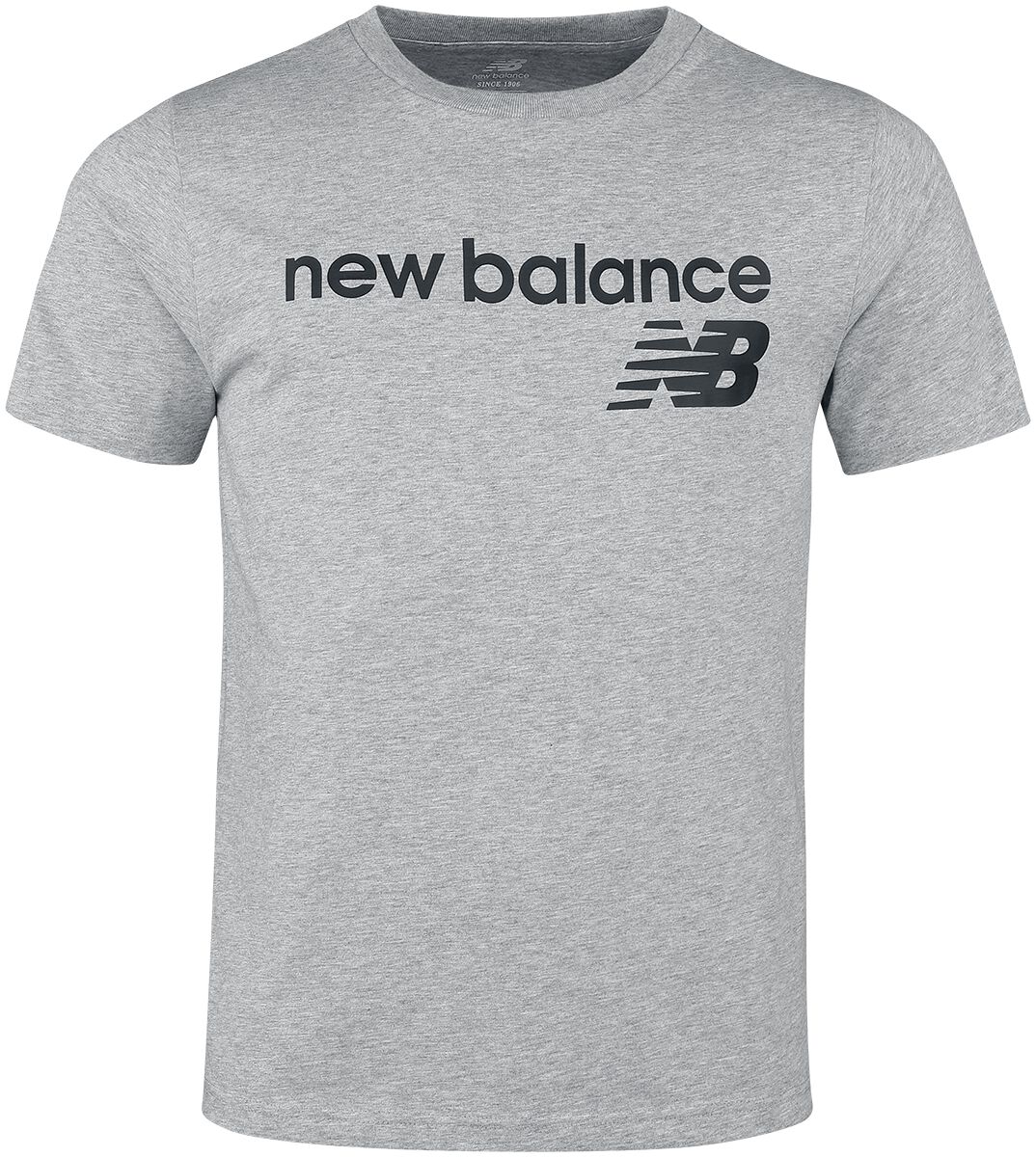 New Balance NB CLASSIC CORE LOGO T-SHIRT T-Shirt grau New Balance NB CLASSIC CORE LOGO T-SHIRT T-Shirt grau