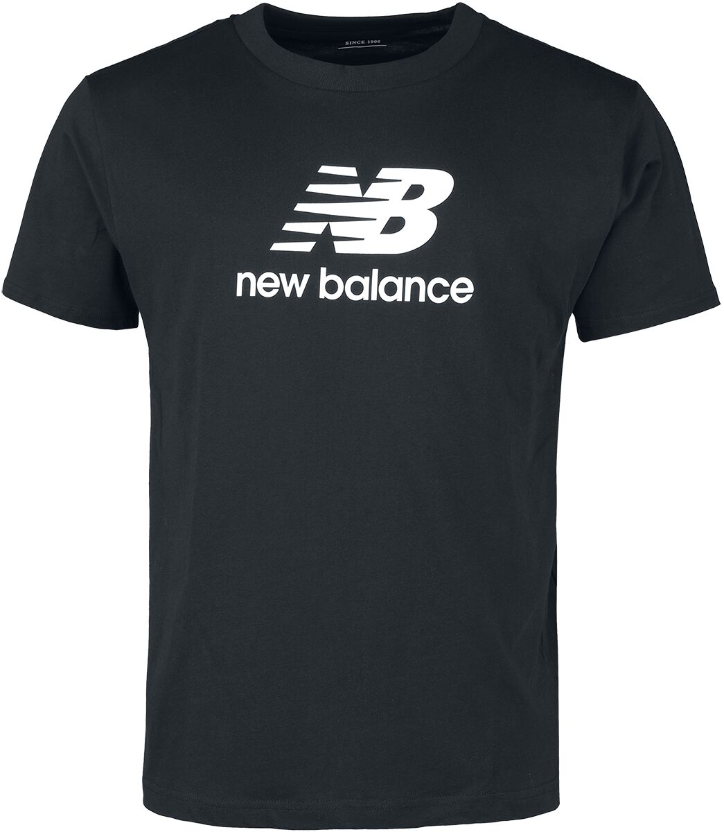 New Balance NB ESSENTIALS STACKED  LOGO T-SHIRT T-Shirt schwarz