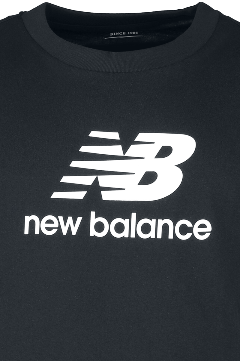New Balance NB ESSENTIALS STACKED  LOGO T-SHIRT T-Shirt schwarz