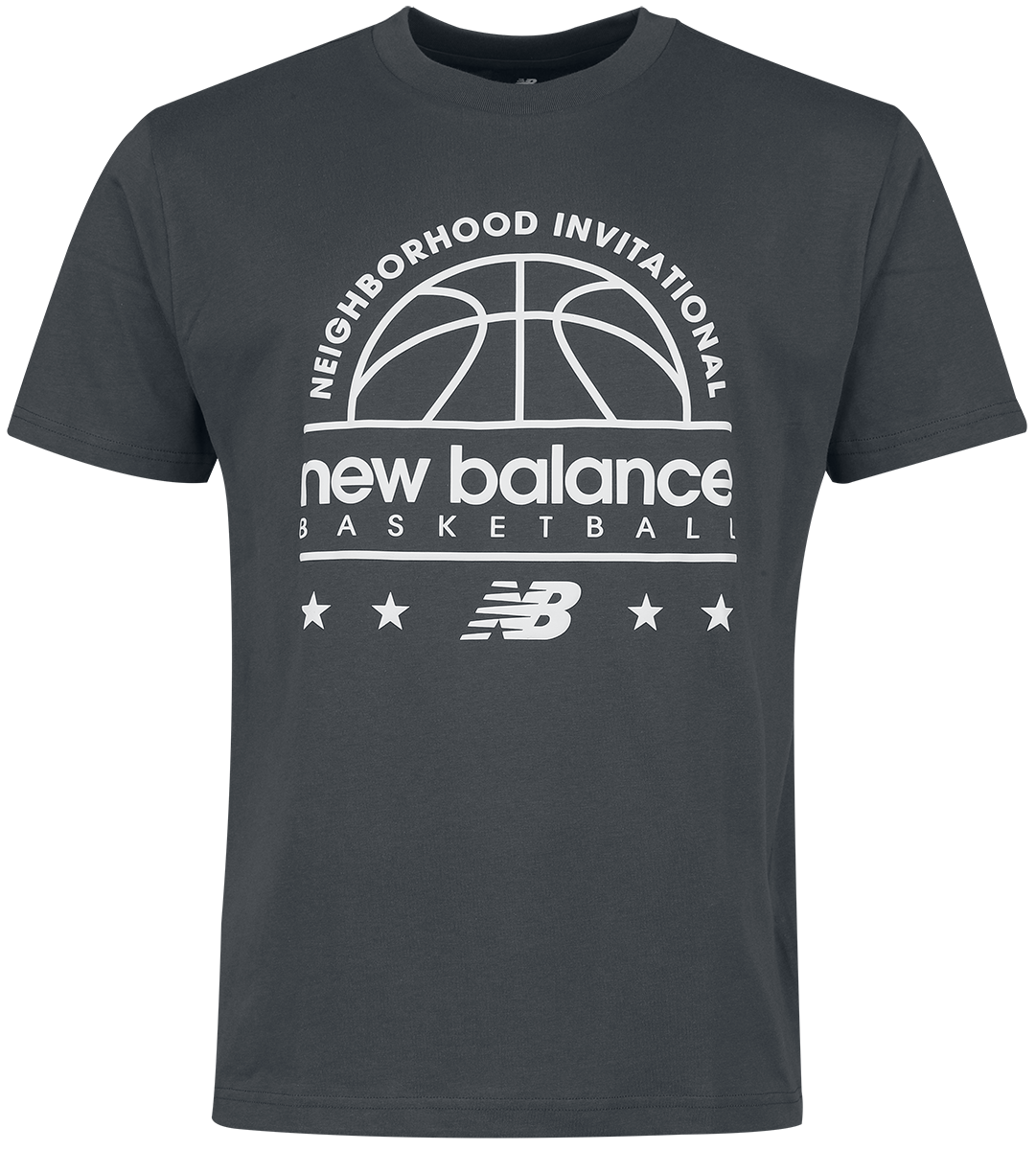 New Balance - NB Hoops Invitational T-Shirt - T-Shirt - grau