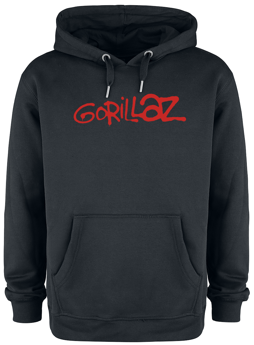 Gorillaz - Amplified Collection - Logo - Kapuzenpullover - schwarz