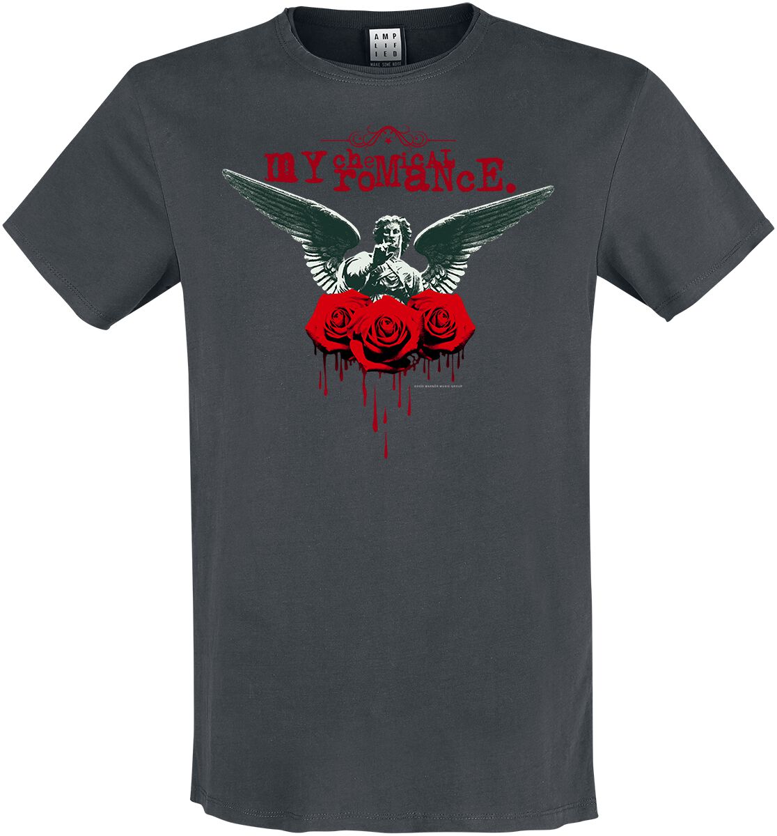 My Chemical Romance Amplified Collection - Angel Of Water T-Shirt charcoal