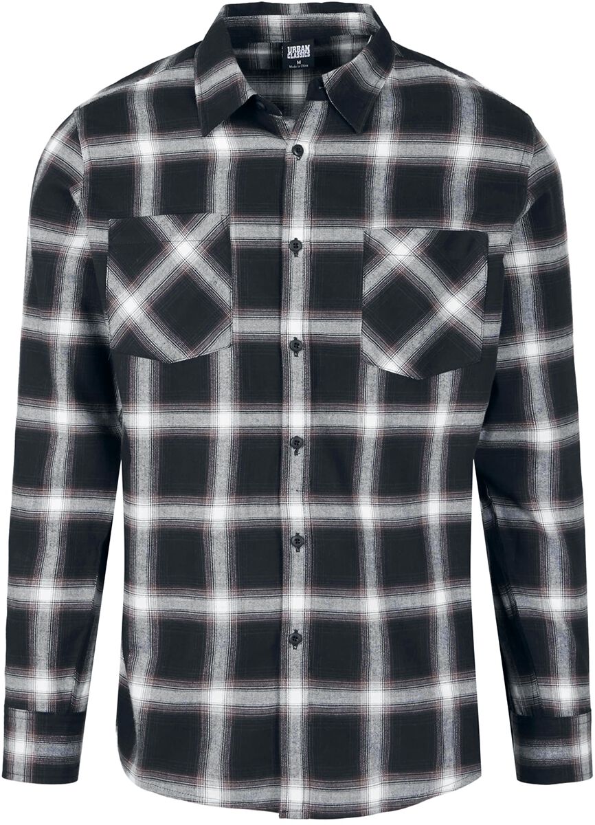 Southpole Southpole Checked Woven Shirt Flanellhemd schwarz weiß Southpole Southpole Checked Woven Shirt Flanellhemd schwarz weiß
