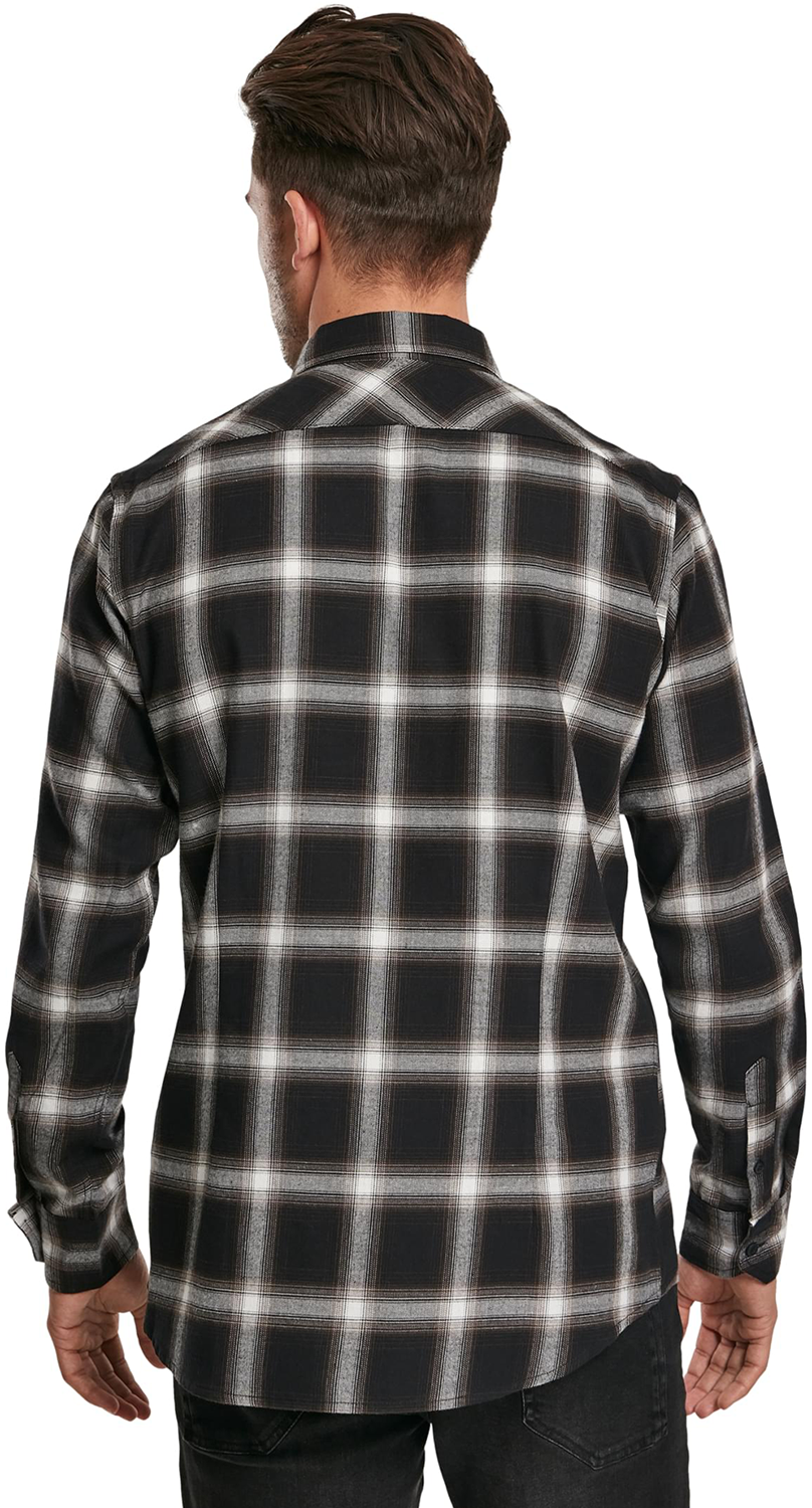 Southpole Southpole Checked Woven Shirt Flanellhemd schwarz weiß