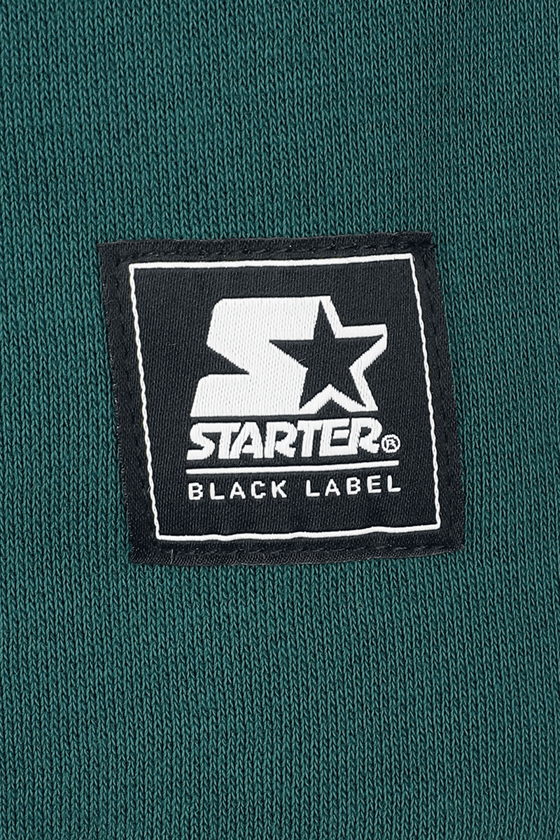 Starter Kapuzenpullover - Starter Small Logo Hoody - S bis XXL - für Männer - Größe L - grün