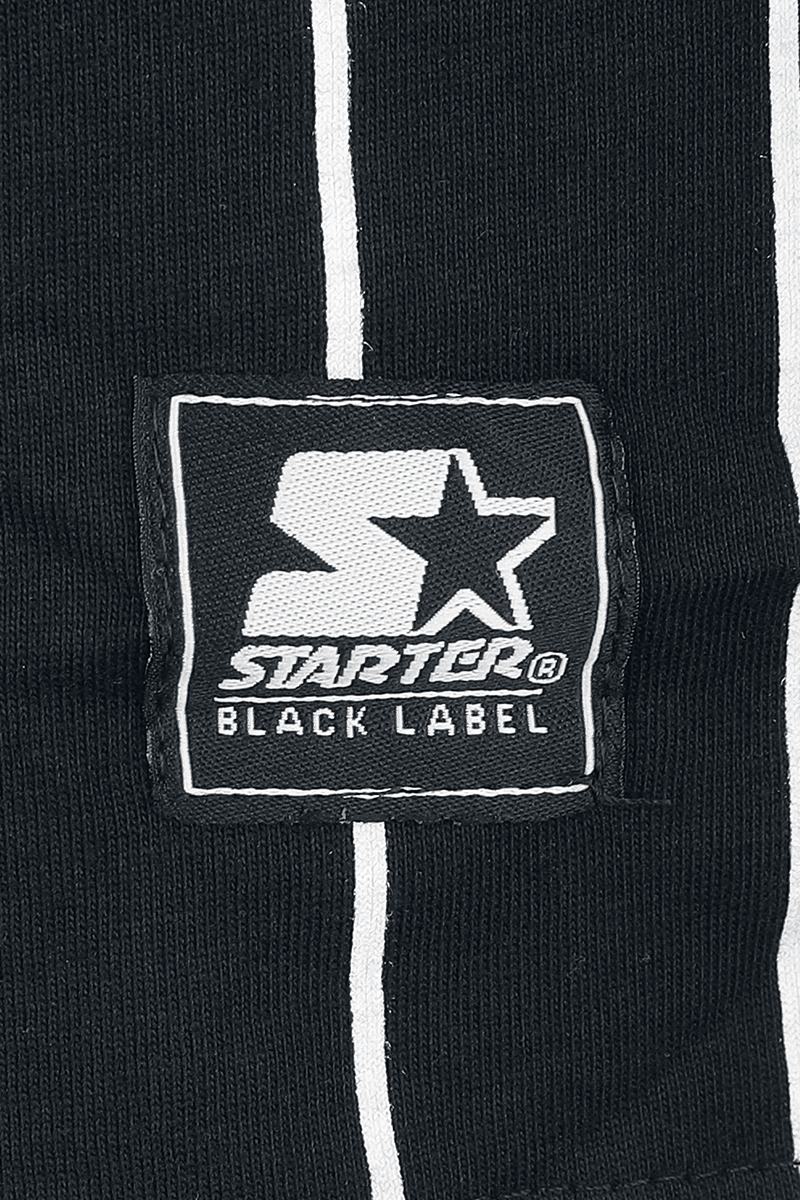 Starter Starter Pinstripe Jersey T-Shirt schwarz