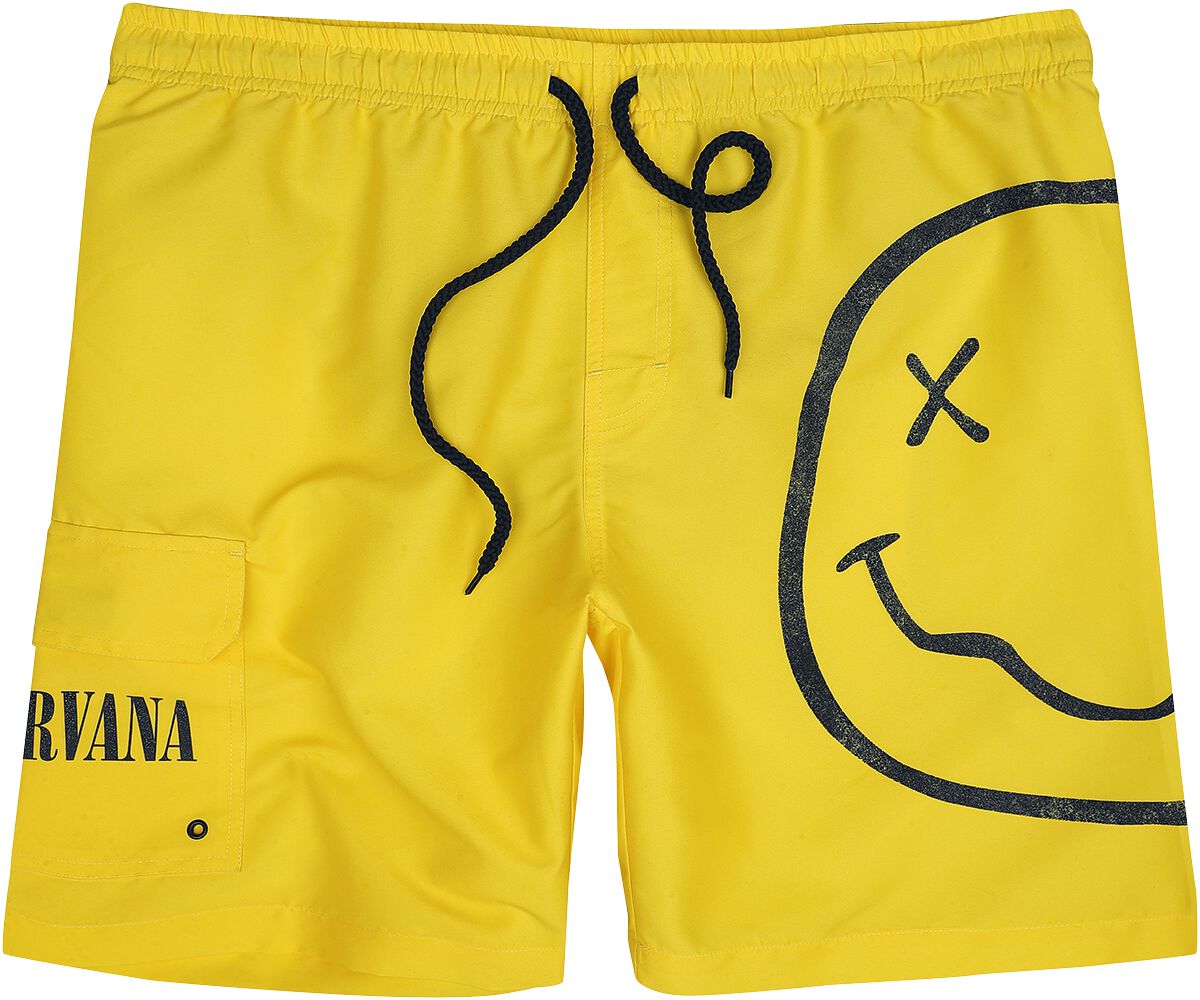 Short de bain de Nirvana - EMP Signature Collection - S à XXL - pour Homme - jaune