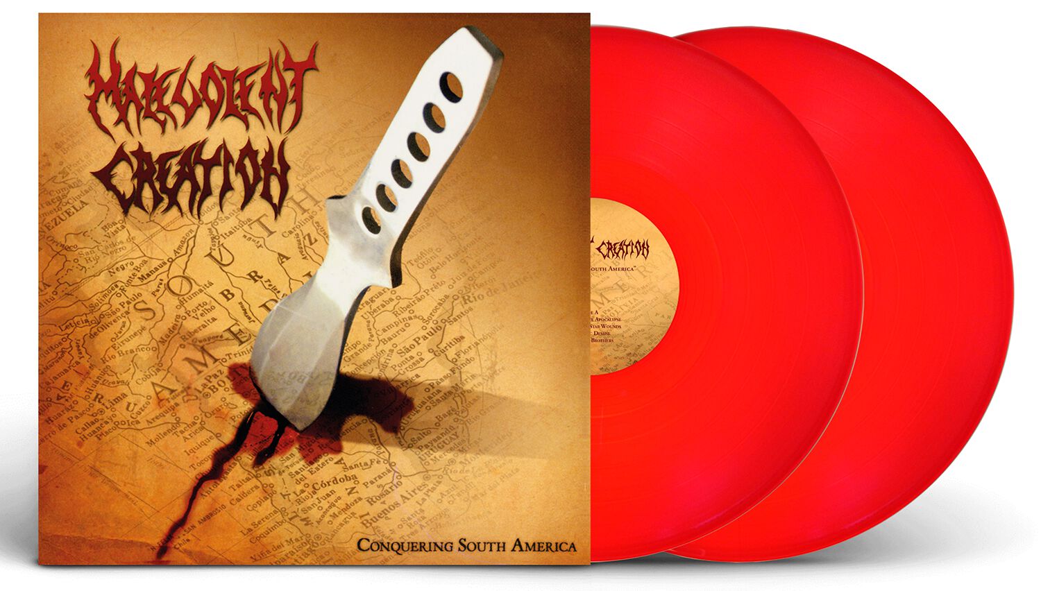 Malevolent Creation Conquering South America LP multicolor