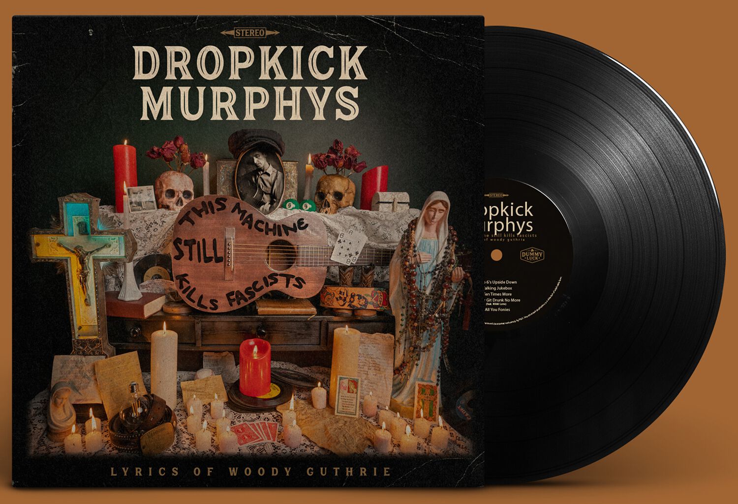 Dropkick Murphys feat. Woody Guthrie - This machine still kills fascists LP multicolor