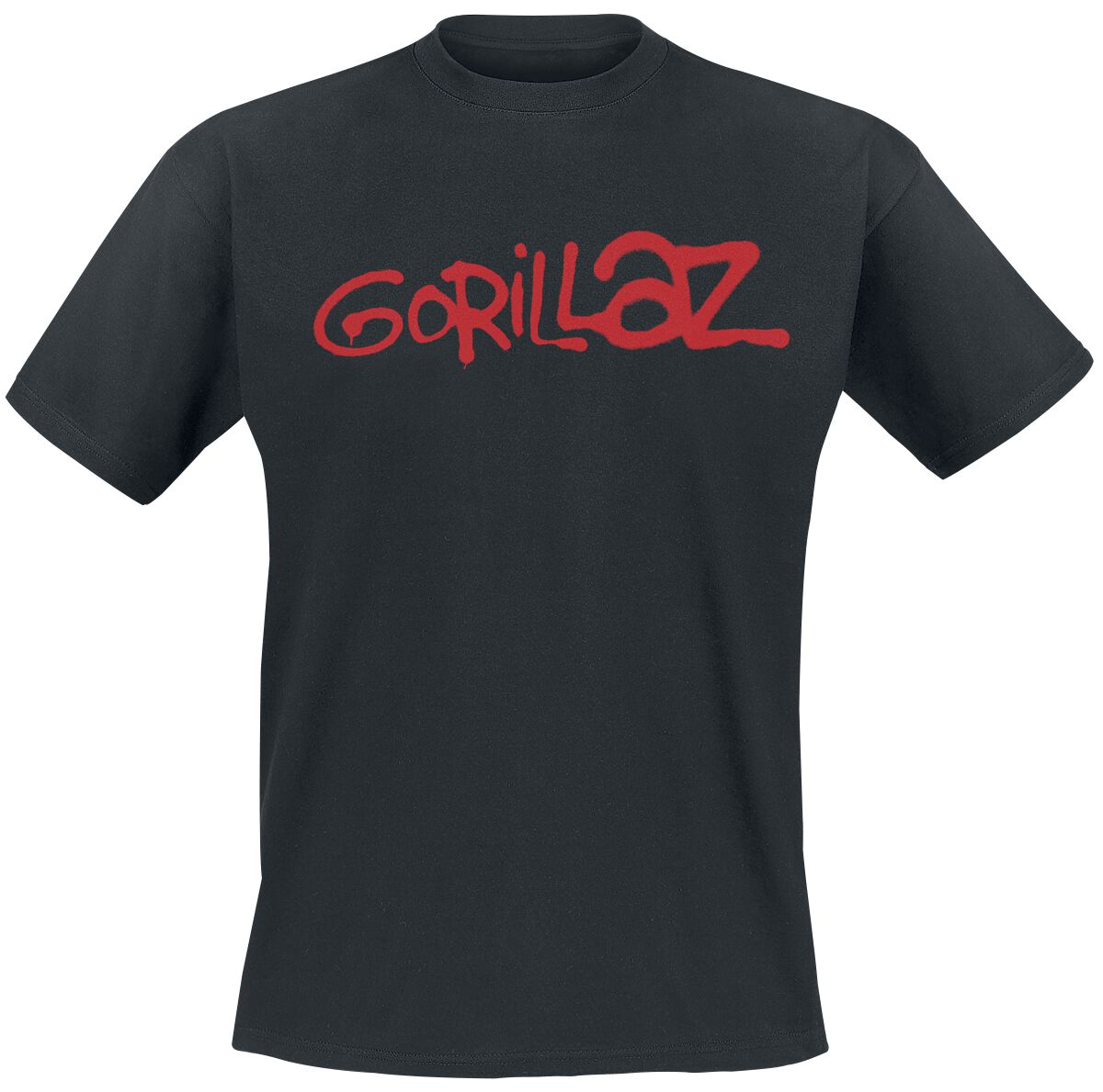 Gorillaz Spray Logo T-Shirt black