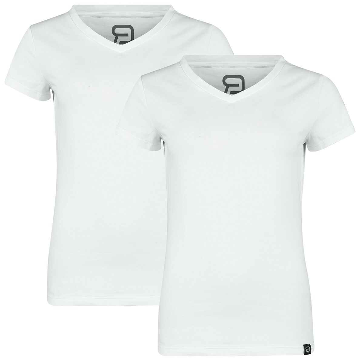 Levně RED by EMP Double Pack T-Shirts Dámské tričko bílá