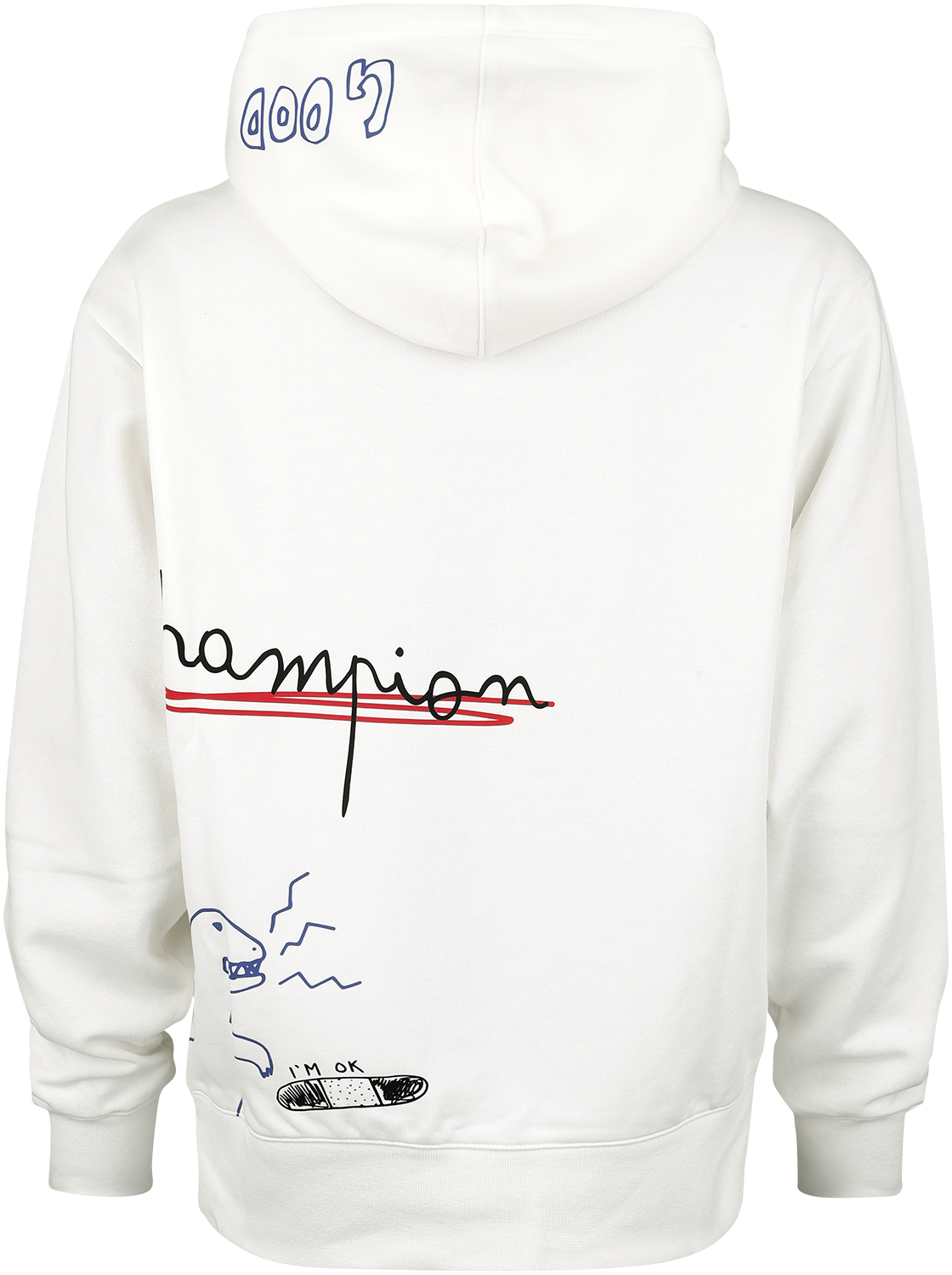 Champion Made with Love - Hodded Sweatshirt Kapuzenpullover weiß