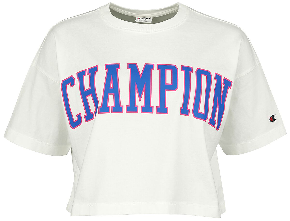 T-Shirt Manches courtes de Champion - Crewneck T-Shirt - S à XL - pour Femme - blanc