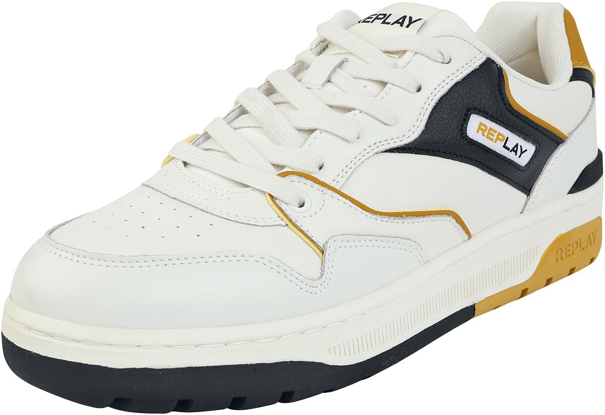 Baskets de Replay Footwear - GEMINI - EU41 à EU46 - pour Homme - blanc cassé