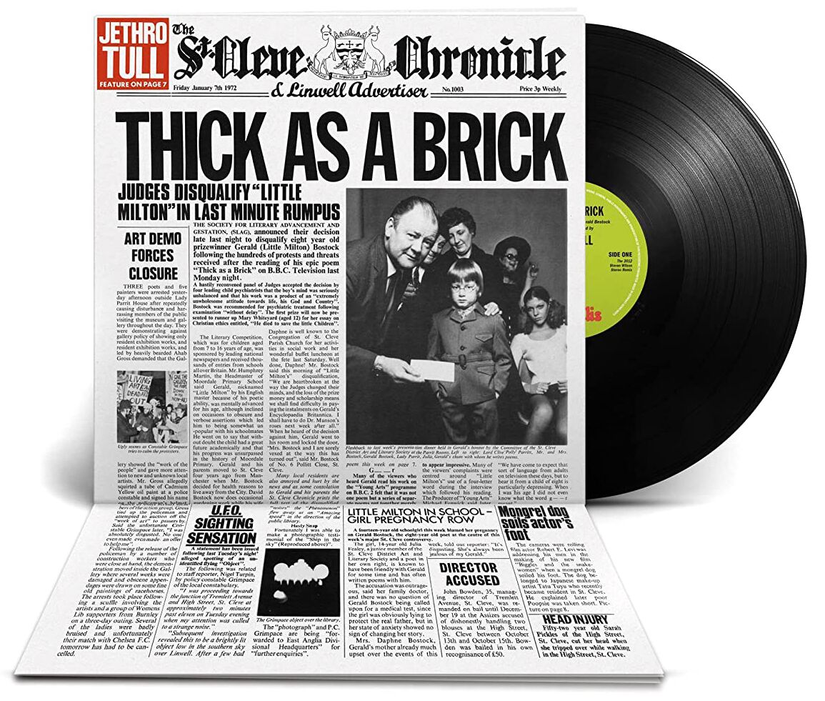 Jethro Tull Thick as a brick LP multicolor