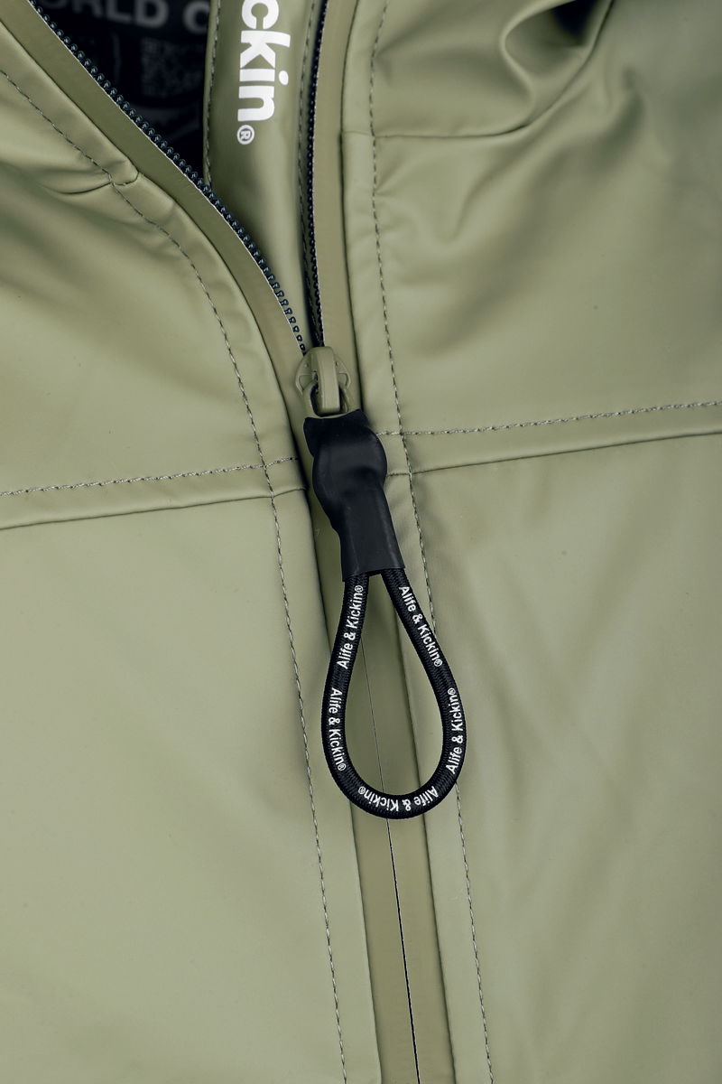 Alife and Kickin AudreyAK A Raincoat Regenmantel oliv