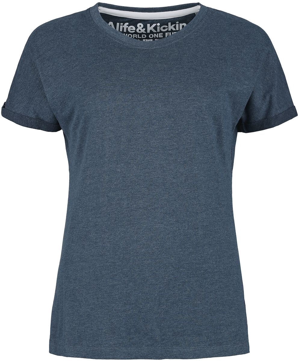 T-Shirt Manches courtes de Alife and Kickin - MalaikaAK A Shirt - XS à XL - pour Femme - marine