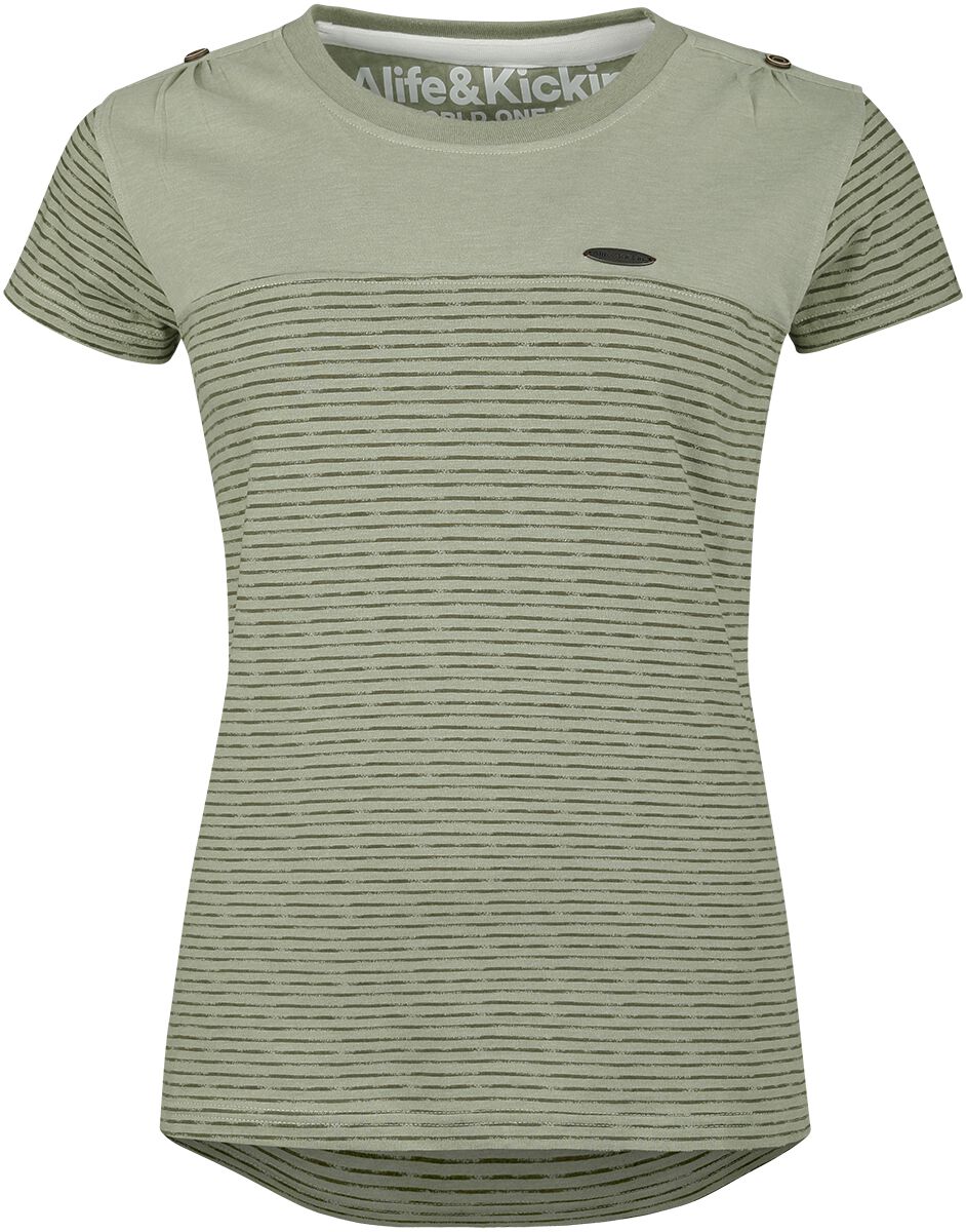 T-Shirt Manches courtes de Alife and Kickin - LioAK Z Shirt - XS à L - pour Femme - olive