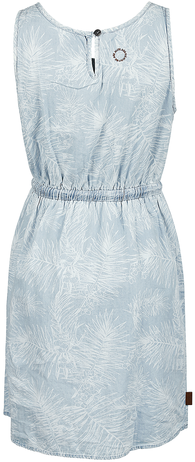 Alife and Kickin DojaAK DNM B Sleeveless Dress Mittellanges Kleid hellblau