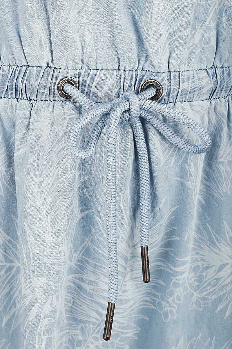 Alife and Kickin DojaAK DNM B Sleeveless Dress Mittellanges Kleid hellblau