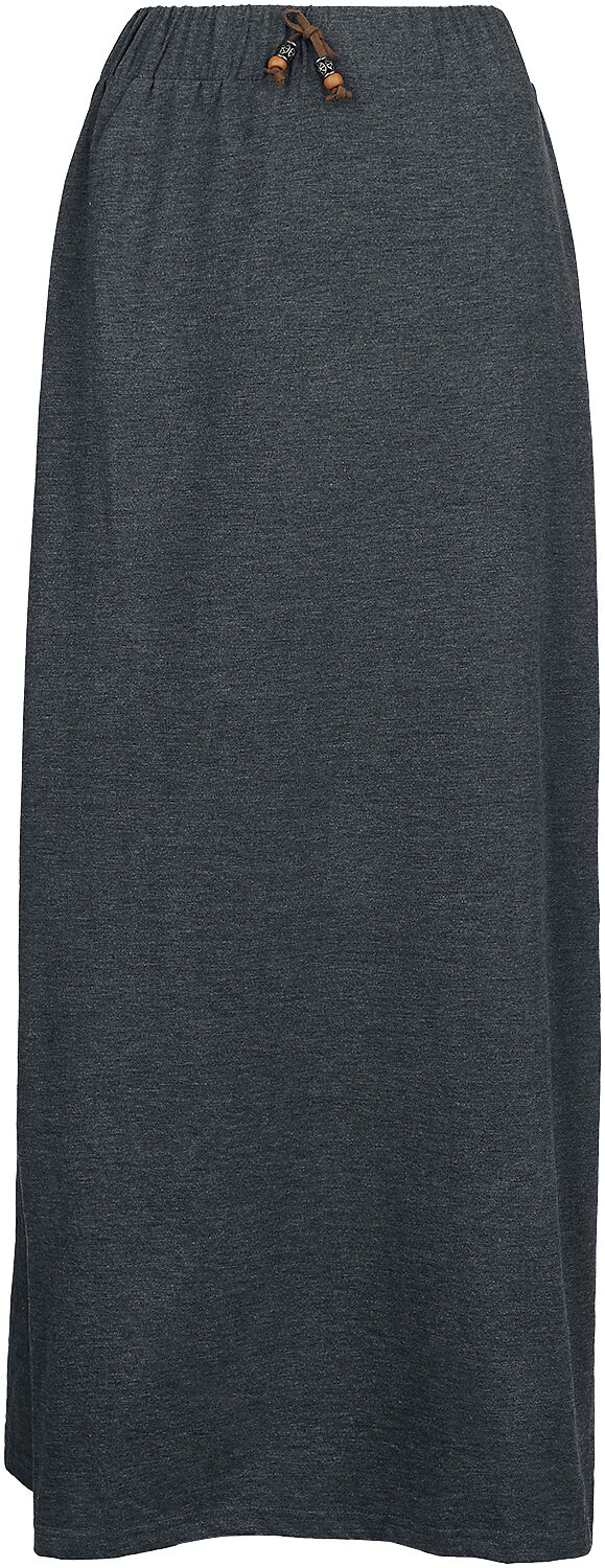 Alife and Kickin LinaAK A Long Skirt Langer Rock anthrazit