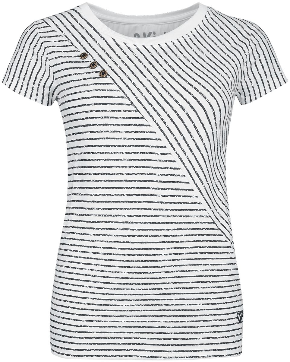 T-Shirt Manches courtes de Alife and Kickin - ZoeAK Z Shirt - XS à L - pour Femme - blanc