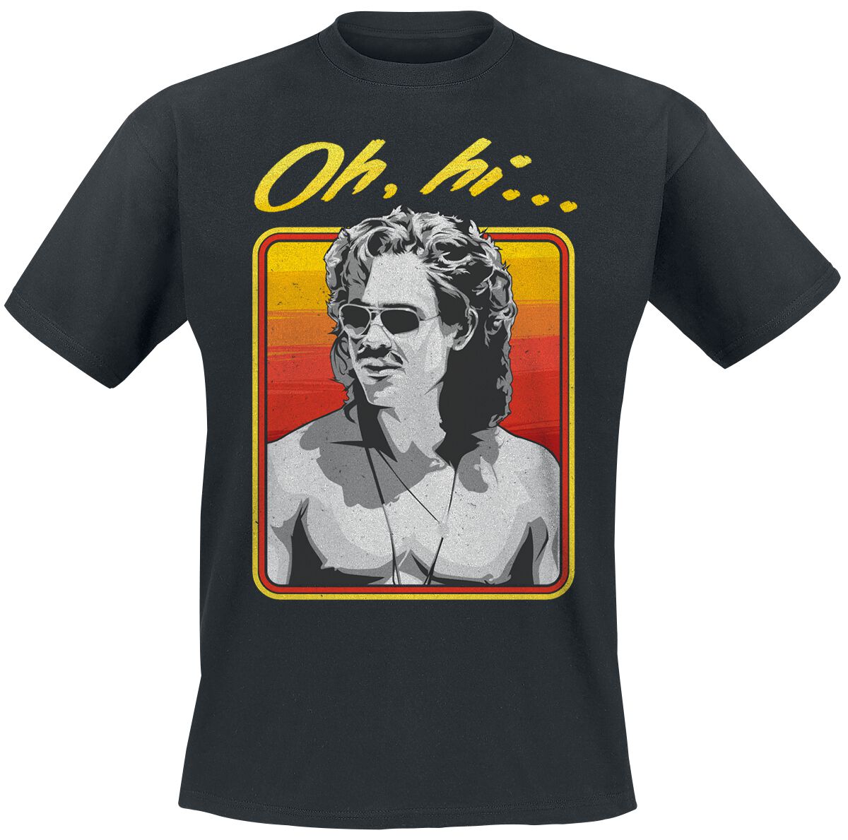 Stranger Things Billy – Oh, hi… T-Shirt schwarz