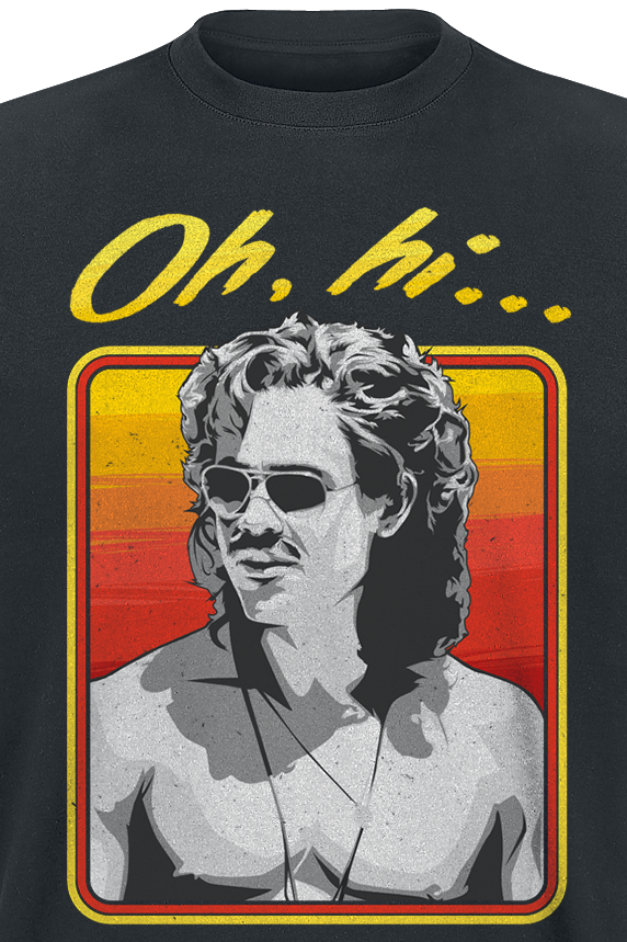 Stranger Things Billy - Oh, hi... T-Shirt schwarz