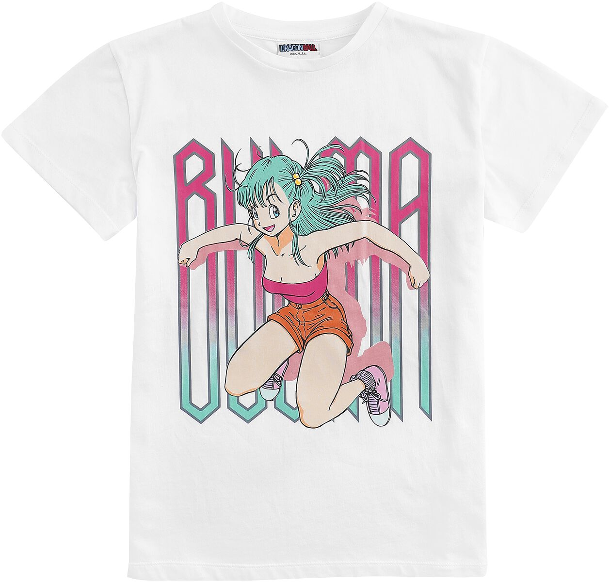 Dragon Ball - Gaming T-Shirt für Kinder - Kids - Z - Bulma - für Mädchen - weiß  - EMP exklusives Merchandise!