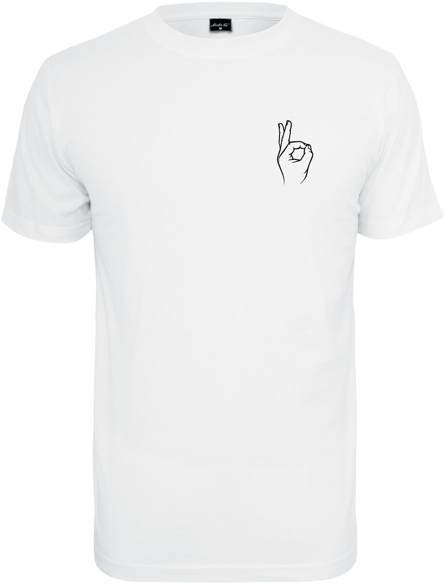 T-Shirt Manches courtes de Mister Tee - Easy Sing Tee - XS à XXL - pour Homme - blanc