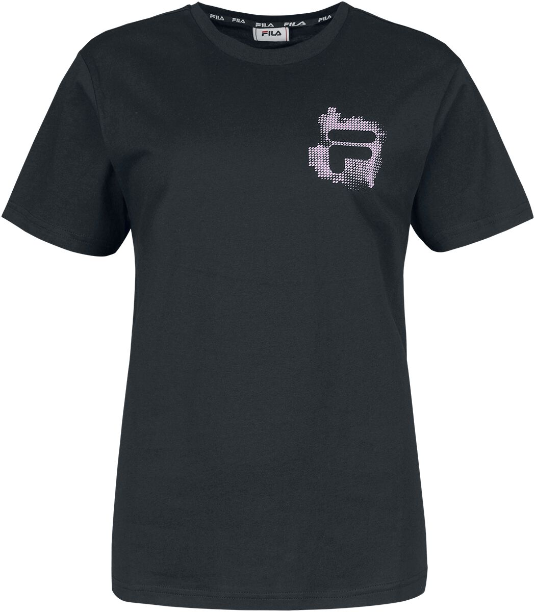 T-Shirt Manches courtes de Fila - BOSAU regular graphic tee - XS à XL - pour Femme - noir