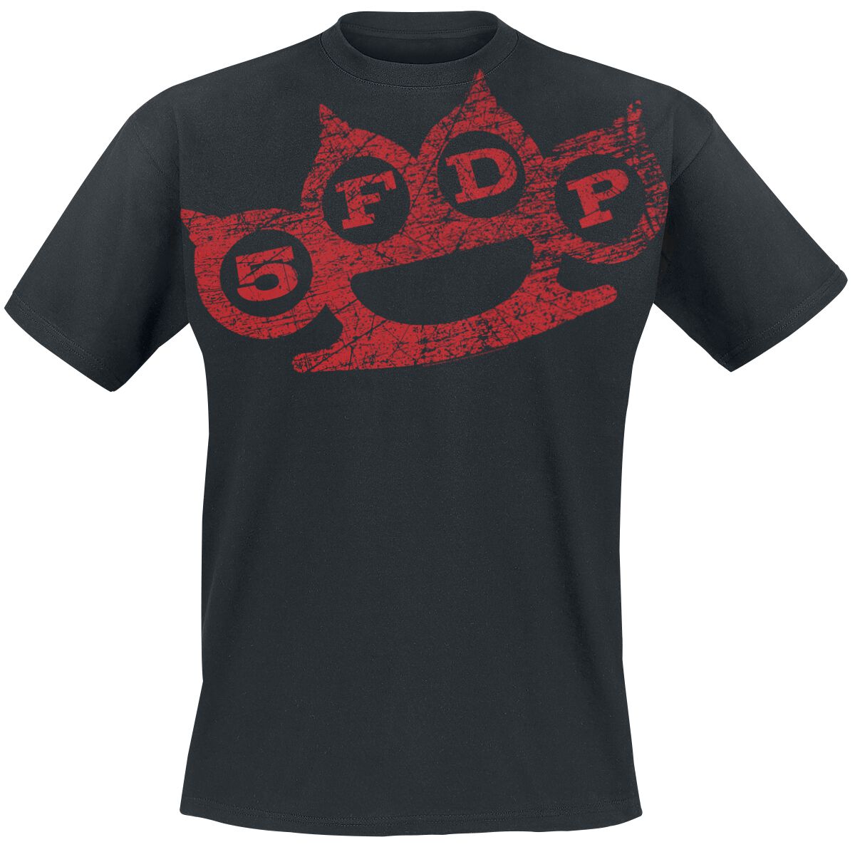 Five Finger Death Punch T-Shirt - Knuckles - S - für Männer - Größe S - schwarz  - Lizenziertes Merchandise!
