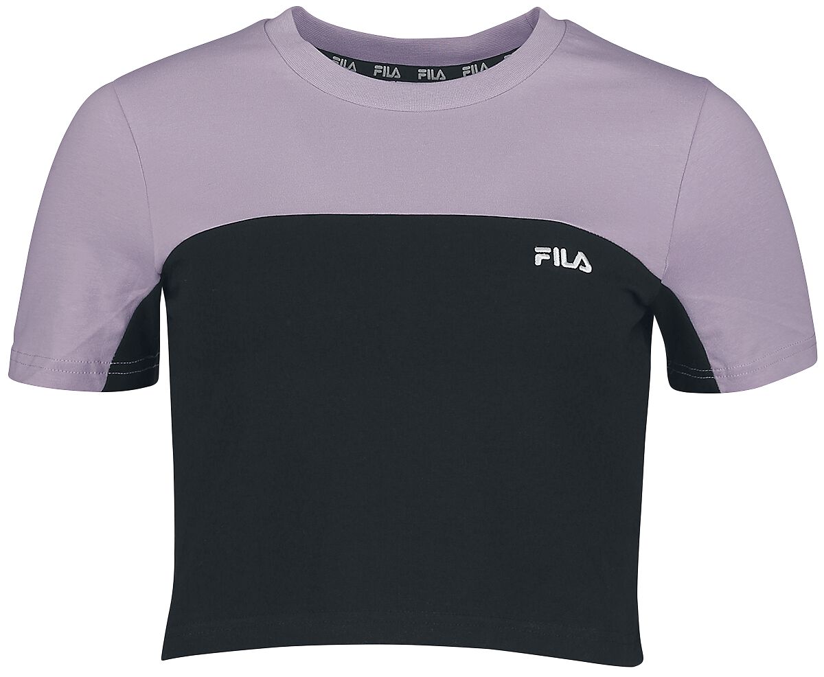 T-Shirt Manches courtes de Fila - BARDOLINO tee - XS à XL - pour Femme - noir/lilas