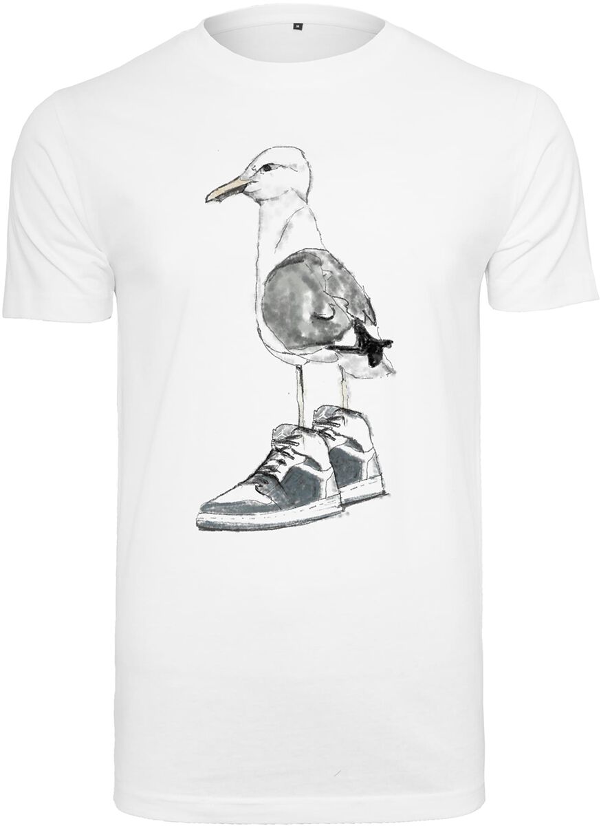 T-Shirt Manches courtes de Mister Tee - Seagull Sneakers Tee - XS à M - pour Homme - blanc