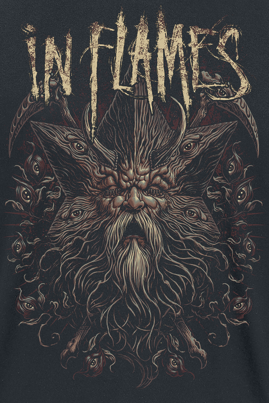 In Flames Eternal Life T-Shirt schwarz