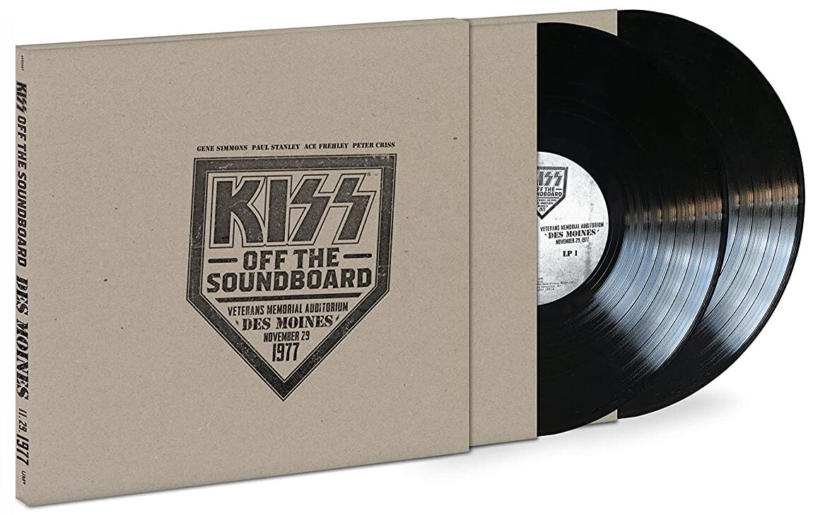 Kiss Off the Soundboard:: Live in  Des Moines 1977 LP multicolor