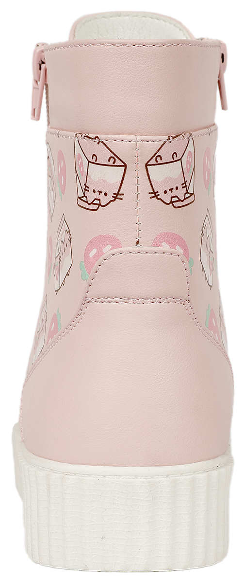 Pusheen Sneaker high - Milk - EU37 bis EU42 - für Damen - Größe EU41 - rosa  - EMP exklusives Merchandise!