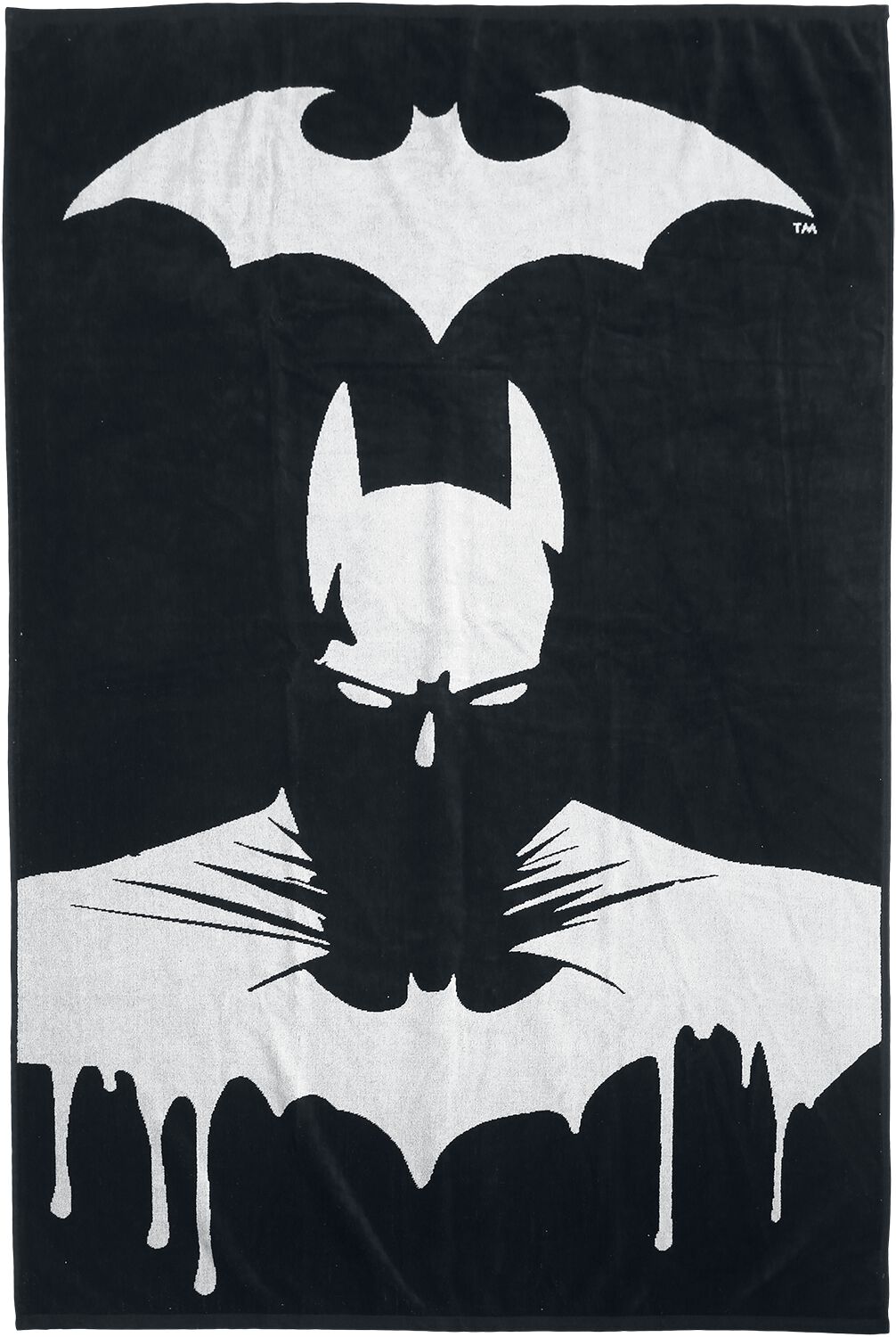 Image of Asciugamano di Batman - Batman core - Hand towel - Unisex - nero/giallo