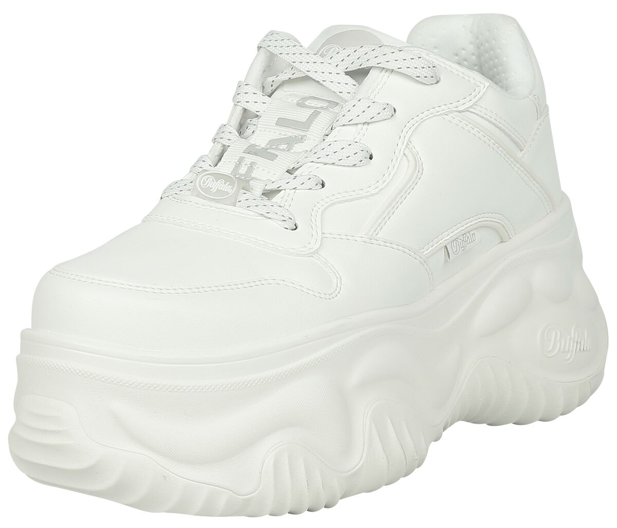 Buffalo Sneaker - Blader One Vegan Nappa - EU36 bis EU41 - für Damen - Größe EU37 - weiß