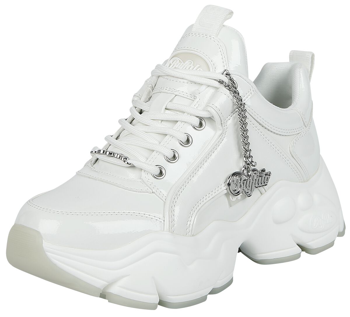 Buffalo Sneaker - Binary Vegan Nappa - EU36 bis EU41 - für Damen - Größe EU37 - weiß